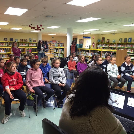 5ºA Visita la Biblioteca Municipal_CEIP FDLR_Las Rozas_2019-2020 5