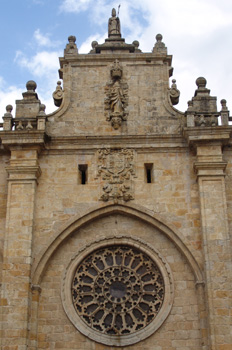 Rosetón de la Catedral de Mondoñedo, Lugo, Galicia