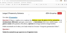 Lengua I Tema 1 Clase 11 20261028 - Sustantivo y adjetivo