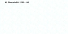 9.3. La Dictadura de Primo de Rivera. El Directorio Civil y el fin de la dictadura