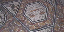 Detalle de mosaico, Museo del Bardo, Túnez