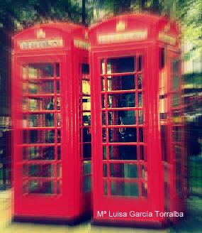 Telephone boxes in London