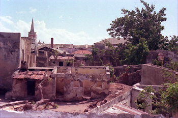 Edificios en ruinas, Mozambique