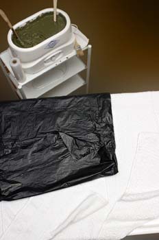 Aplicación localizada de parafangos: colocación de toallas y env