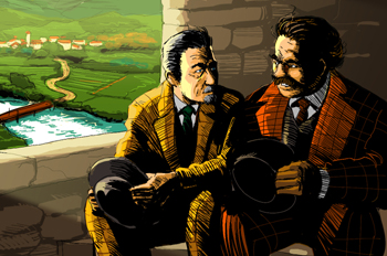 Un experimento del Doctor Ox: El burgomaestre y su consejero