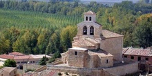 Panorámica de la Iglesia de Sta. María del Rivero, San Esteban d