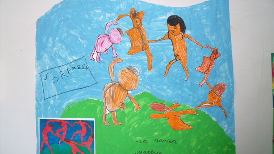 LA DANZA DE MATISSE, HECHO POR LOS NIÑOS