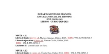 libros francés 2020
