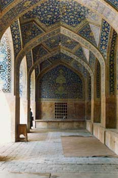 Interior de Masjid-i-Shah, Isfahan (Irán)