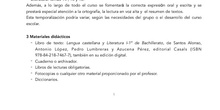 Documento informativo 1º Bachillerato. Curso 2023-2024