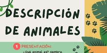 Guía sobre la descripción de un animal