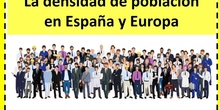 La densidad de población en España y Europa
