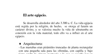 El arte egipcio y mesopotámico