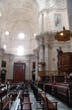 Nave de la Catedral de Cádiz, Andalucía