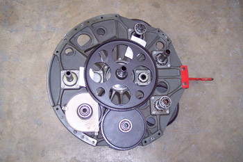 Engranajes del cárter de un motor J33