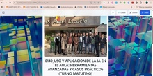 0140_USO Y APLICACIÓN DE LA IA EN EL AULA HERRAMIENTAS AVANZADAS Y CASOS PRÁCTICOS (TURNO MATUTINO)
