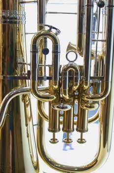 Detalle de un bombardino