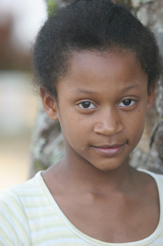 Niña de Quilombo, Sao Paulo, Brasil