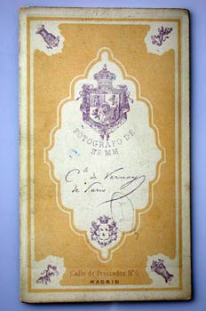 Reverso de un Carte de Visite