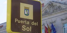 Señal en la Puerta del Sol, Madrid