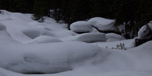 Nieve, Lago Louise, Parque Nacional Banff