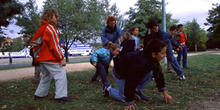 Niños en el parque