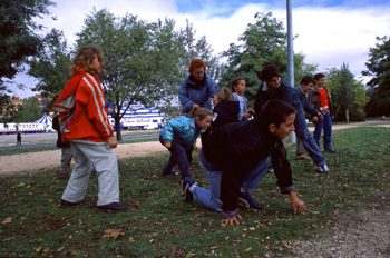 Niños en el parque