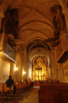 Interior de la Catedral de Mondoñedo, Lugo, Galicia