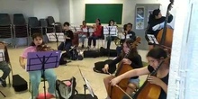 Ensayo de orquesta CEIP. San Lorenzo