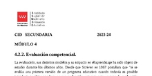 4.2 Evaluación competencial