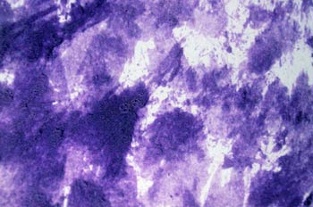 Composición pictórica en morado