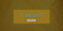1.3 Guión técnico