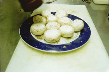 Champiñones rellenos de crema