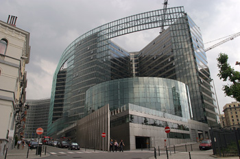 Arquitectura moderna en Bruselas, Bélgica
