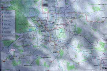 Plano de metro de Madrid