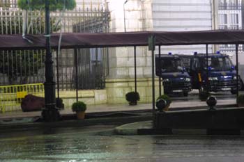 Furgones del Cuerpo Nacional de Policia