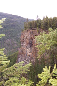 Cañón de la cascada Spahats, Parque Natural Wells Gray Country,