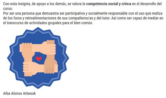 Insignia colaboración