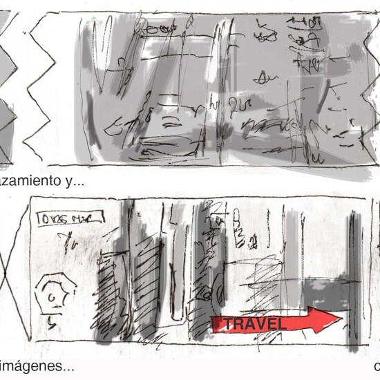 Storyboard con planos detalle