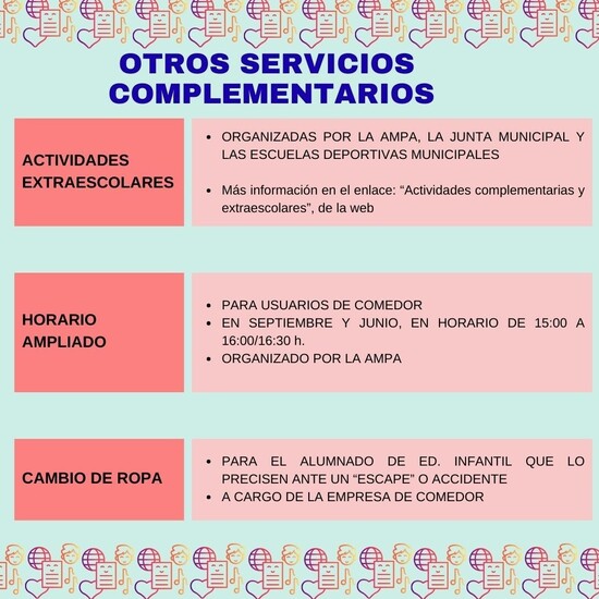 OTROS SERVICIOS COMPLEMENTARIOS