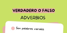 Estación de aprendizaje adverbios - 2
