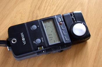 Exposímetro de luz incidente