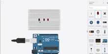 Montajes con 3 ledes y Arduino (3,2,1 y semáforo coches)