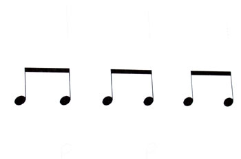 Escritura habitual dos corcheas