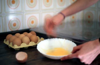 Batir los huevos