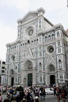 Fachada del Duomo, Florencia
