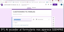 Cuestionario google docs