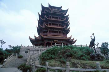 Pagoda de la grulla amarilla en Wuhan , China