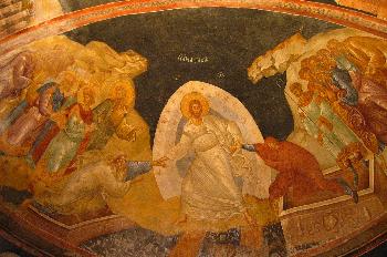 Frescos con escenas bíblicas en el Kariye Museum o San Salvador