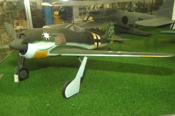 Maqueta de un avión, Museo del Aire de Madrid